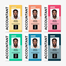 Load image into Gallery viewer, Staff Badge with Headshot - Multi-Job ID Card - BadgeSmith