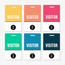 Load image into Gallery viewer, Visitor Badge for Office - Multiple Colors - BadgeSmith