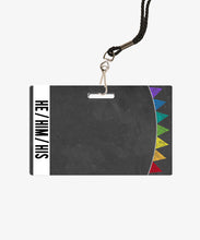 Load image into Gallery viewer, Banner Pronouns Badge Buddy - BadgeSmith