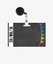 Load image into Gallery viewer, Banner Pronouns Badge Buddy - BadgeSmith