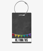 Load image into Gallery viewer, Banner Pronouns Badge Buddy - BadgeSmith