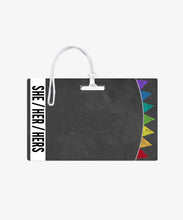 Load image into Gallery viewer, Banner Pronouns Badge Buddy - BadgeSmith