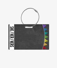 Load image into Gallery viewer, Banner Pronouns Badge Buddy - BadgeSmith