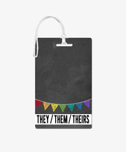 Load image into Gallery viewer, Banner Pronouns Badge Buddy - BadgeSmith