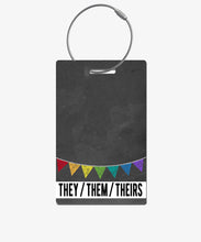 Load image into Gallery viewer, Banner Pronouns Badge Buddy - BadgeSmith
