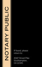 Load image into Gallery viewer, Professional Notary ID Badge - Customizable Design - BadgeSmith