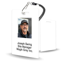 Load image into Gallery viewer, Basic Management Staff Badge for Construction and Trade Workers Custom - BadgeSmith