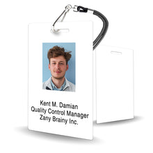 Load image into Gallery viewer, Basic Production Staff Badge for Manufacturing and Industrial Custom - BadgeSmith