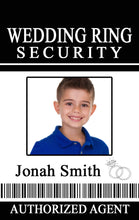 Load image into Gallery viewer, Wedding Ring Security Badge - BadgeSmith
