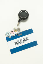 Load image into Gallery viewer, Peace, Love, Coffee Badge Charm - BadgeSmith