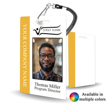 Load image into Gallery viewer, Custom Content Production Management Staff Badge for Media and Broadcasting - BadgeSmith