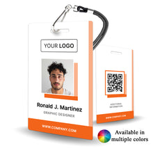 Load image into Gallery viewer, Custom Employee ID Badge - Personalized Corporate Identification Card - BadgeSmith