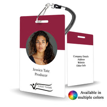 Load image into Gallery viewer, Customizable Content Production Staff Badge for Media and Broadcasting - BadgeSmith