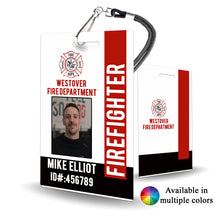 Load image into Gallery viewer, Firefighter ID Badge - BadgeSmith