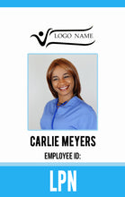 Load image into Gallery viewer, LPN Nurse Healthcare Staff ID Badge - BadgeSmith