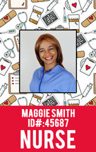 Load image into Gallery viewer, Nurse ID Badge - Medical Staff - BadgeSmith
