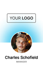 Load image into Gallery viewer, Personalized Corporate ID Badge - Custom Employee Identification Card - BadgeSmith