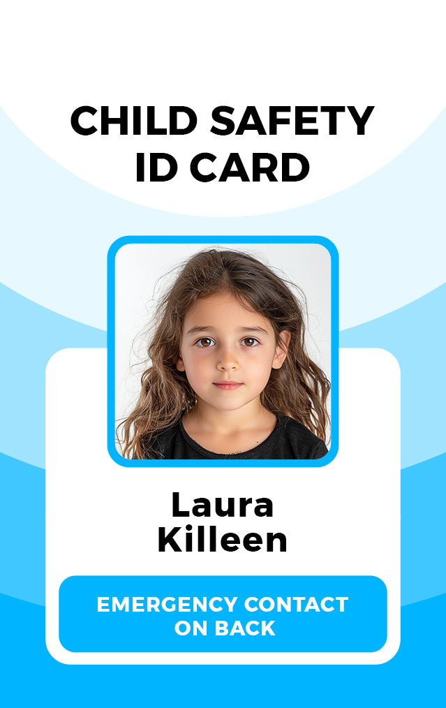 Child ID Badge Personalized Safety ID BadgeSmith