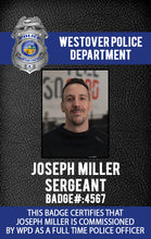 Load image into Gallery viewer, Custom Police Officer Badge - Law Enforcement ID Card - BadgeSmith