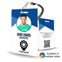 Load image into Gallery viewer, Geometric Abstract ID Badge - BadgeSmith