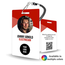 Load image into Gallery viewer, Geometric Maintenance Staff Badge for Construction and Trade Workers Custom - BadgeSmith