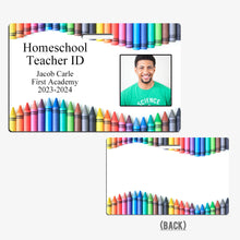 Load image into Gallery viewer, Homeschool Teacher ID Card - BadgeSmith