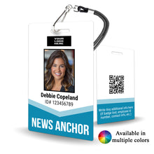 Load image into Gallery viewer, Journalism Staff Badge for Media and Broadcasting Custom - BadgeSmith