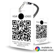 Load image into Gallery viewer, Logo and QR Code Badge - Customizable ID - BadgeSmith