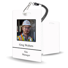 Load image into Gallery viewer, Management Staff Badge for Construction and Trade Workers Custom - BadgeSmith