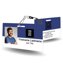 Load image into Gallery viewer, Color Block ID Card Horizontal - BadgeSmith