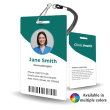 Load image into Gallery viewer, Abstract Color Custom ID Badge - BadgeSmith