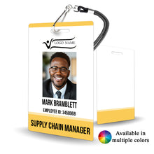 Load image into Gallery viewer, Nice Production Staff Badge for Manufacturing and Industrial Custom - BadgeSmith