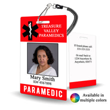 Load image into Gallery viewer, Paramedic ID Badge - BadgeSmith