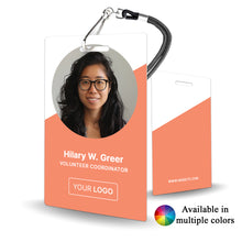 Load image into Gallery viewer, Simple Fundraising Staff Badge for Non-Profit Custom - BadgeSmith