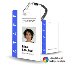 Load image into Gallery viewer, Staff Photo ID Badge - Personalized Design - BadgeSmith