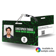 Load image into Gallery viewer, Techy Staff Badge ID - BadgeSmith