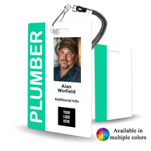Load image into Gallery viewer, Technician Badge for Construction and Trade Workers Custom - BadgeSmith