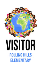 Load image into Gallery viewer, Elementary School Visitor Badge - School Entrance Access - BadgeSmith
