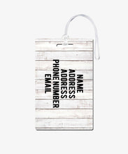 Load image into Gallery viewer, Shiplap Luggage Tag - BadgeSmith