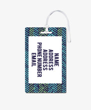 Load image into Gallery viewer, Chevron Luggage Tag - BadgeSmith