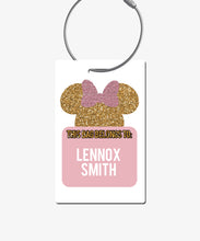 Load image into Gallery viewer, Minnie Mouse Luggage Tag - BadgeSmith