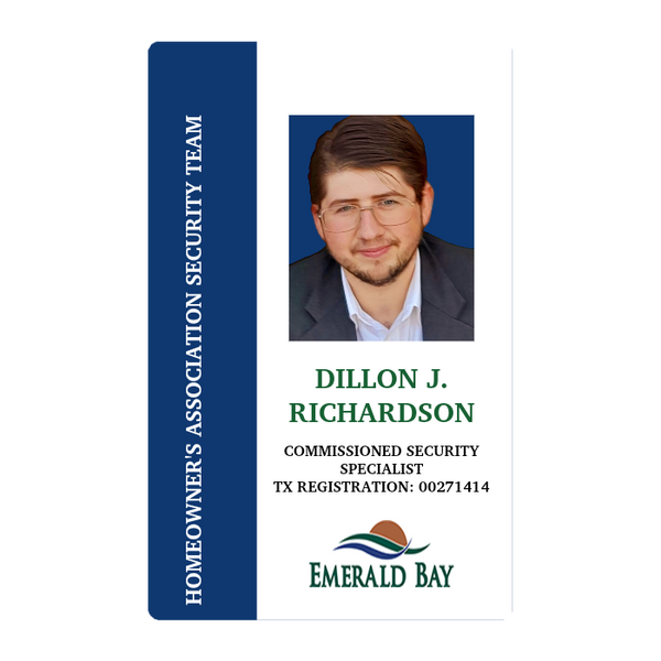 Custom Staff Badge with Photo - BadgeSmith
