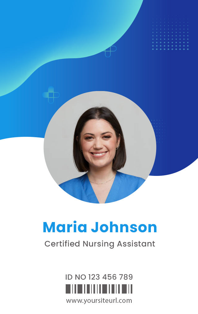 Healthcare Worker ID Badge - Medical Staff Identification - BadgeSmith