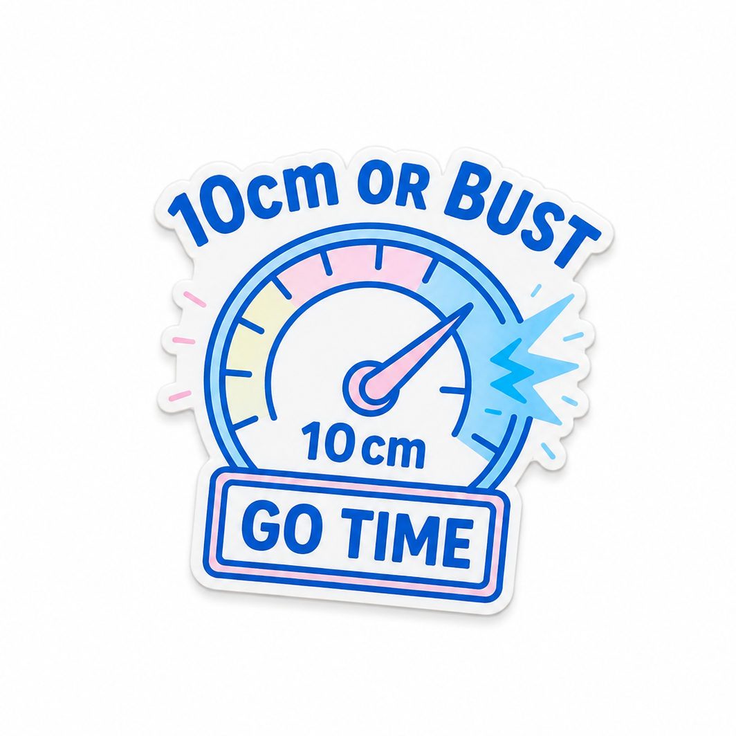 10cm Or Bust | Plastic Add-On - BadgeSmith