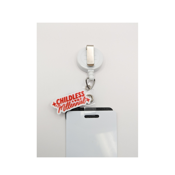 Badge Topper / CHARM COLLECTION -Childless millennial- Charm Only / 3C4 - BadgeSmith