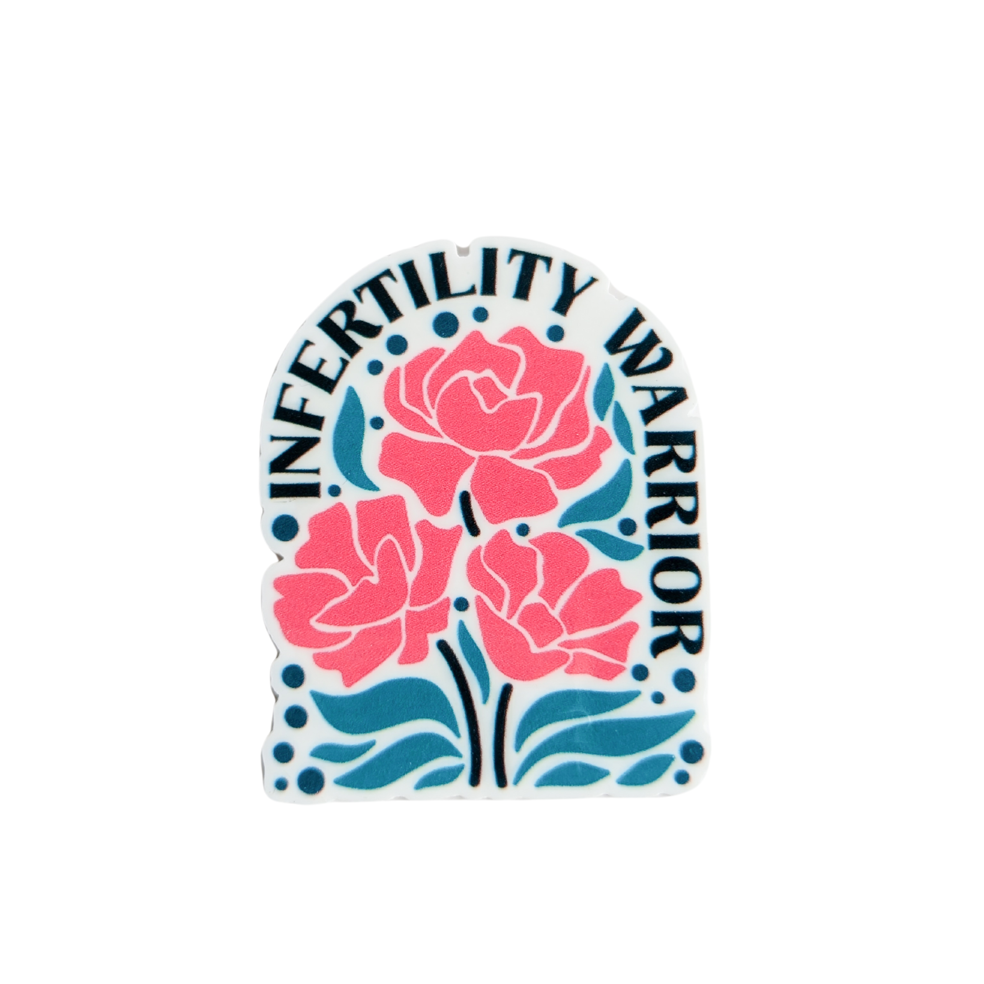 Infertility Warrior | Plastic Add-On - BadgeSmith
