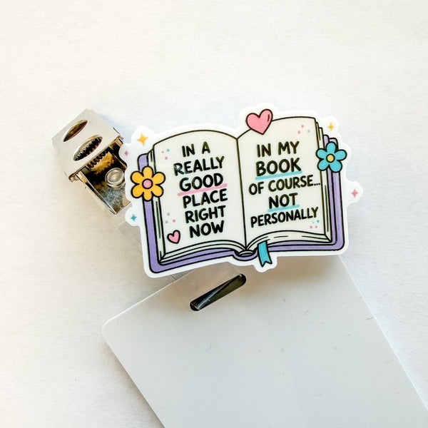 Badge Topper / CHARM COLLECTION - In A Really Good Place - Charm Only - BadgeSmith