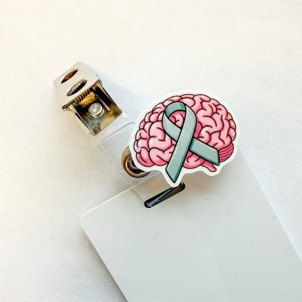 Badge Topper / CHARM COLLECTION - Brain Cancer Awareness - Charm Only - BadgeSmith