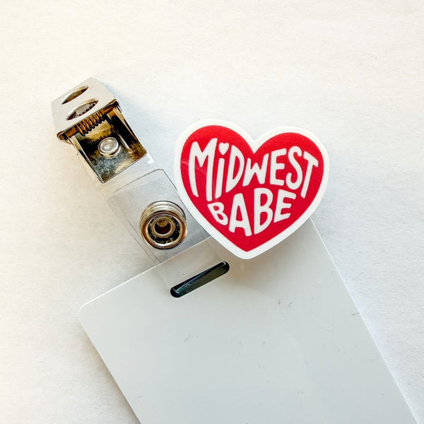 Badge Topper / CHARM COLLECTION - Midwest Babe - Charm Only - BadgeSmith