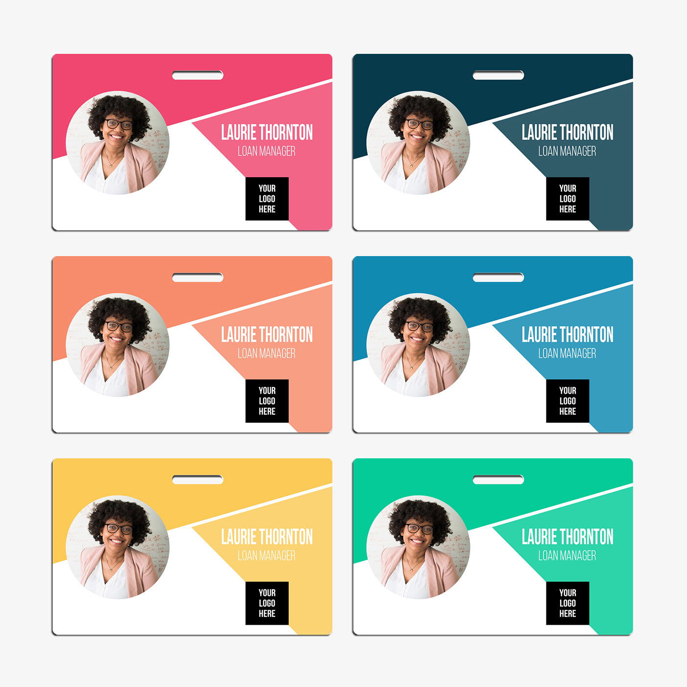 Modern Staff Badge ID Card - BadgeSmith